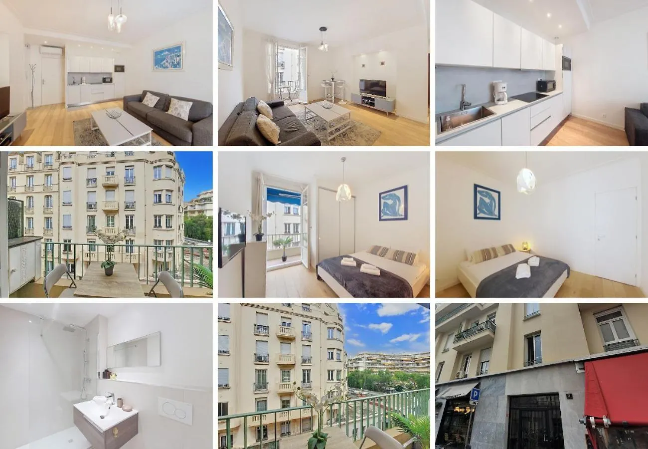 Apartment Nestor&Jeeves - Matisse Plage - Central - Balcony Nice